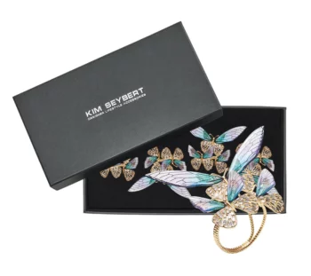 Kim Seybert Flutter Napkin Ring - Set of 4 in Gift Box - Image 2