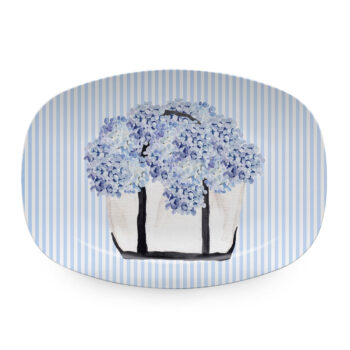 Mariposa Tray Chic Summer Tote Platter 14"L x 10"W