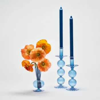Kim Seybert Bella Short Candle Holders - Set of 2 - Image 6