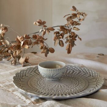 Costa Nova Cristal Fruit Bowl - Grey - Image 2
