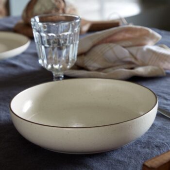 Casafina Monterosa Soup/Pasta Bowl - Cream/Cocoa - Image 3