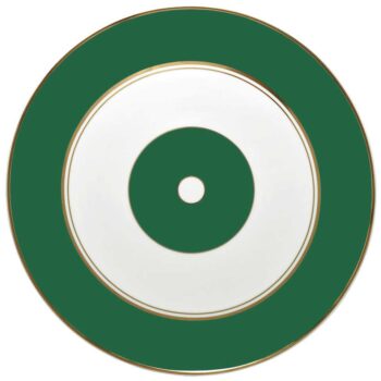Raynaud Cristobal Emerald Flat Cake Plate