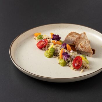 Casafina Monterosa Dinner Plate - Cream/Cocoa - Image 2