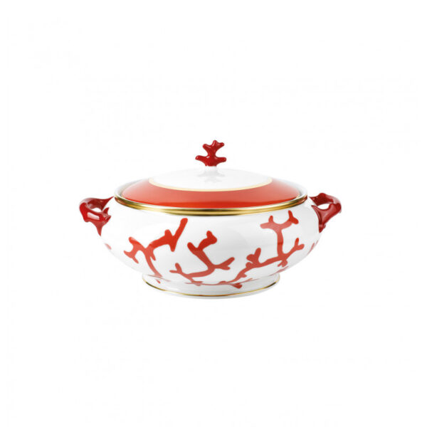 Raynaud Cristobal Coral Soup Tureen The Pink Daisy