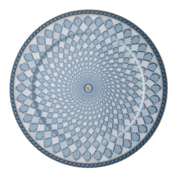 Rosenthal Swarovski Signum Azure Blue Service Plate