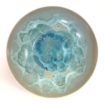 Michael Wainwright Borealis Aqua Large Serving Bowl - Image 2