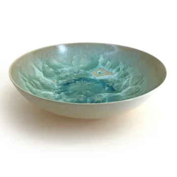 Michael Wainwright Borealis Aqua Large Serving Bowl