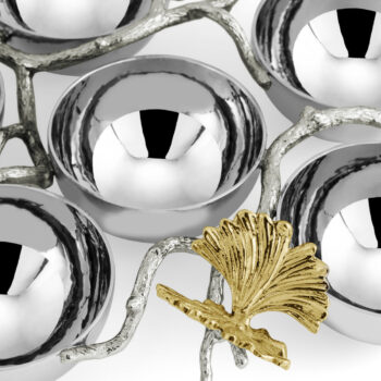 Michael Aram Butterfly Ginkgo Luxe Seder Plate - Image 2