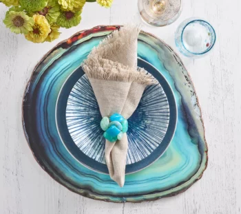 Kim Seybert Azure Placemat - Set of 4 - Image 2