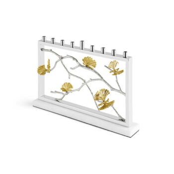 Michael Aram Butterfly Ginkgo Luxe Menorah - Image 2