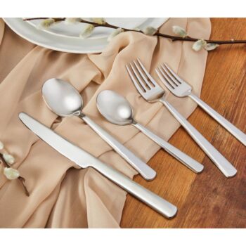 Simon Pearce Hanover 5-Piece Flatware Setting - Image 3