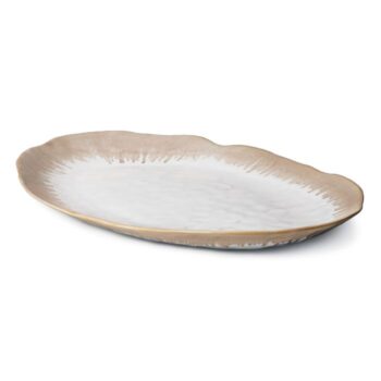 Simon Pearce Burlington Oval Platter, Large - Bluff