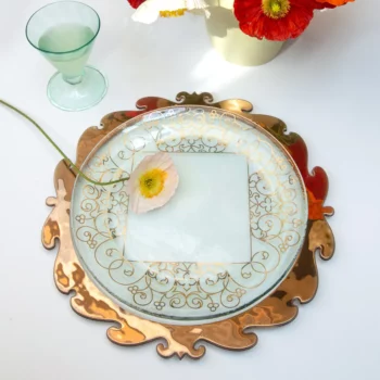 Annieglass Rococo Round Buffet Plate - Image 2