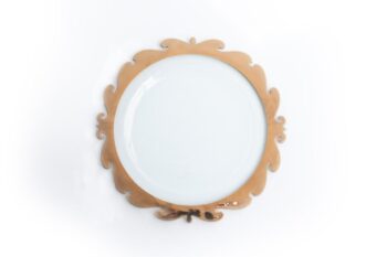Annieglass Rococo Round Buffet Plate