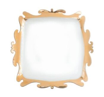 Annieglass Rococo Square Platter