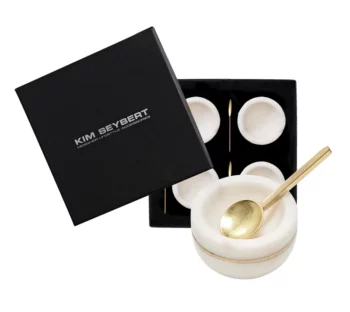 Kim Seybert Jaipur Salt Cellar - Set of 4 - Image 3