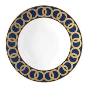 Royal Crown Derby Riviera Dream Navy Rim Bowl