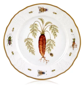 Anna Weatherley Antique Vegetables Carrot Salad Plate