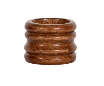 Juliska Bilbao Wood Napkin Ring