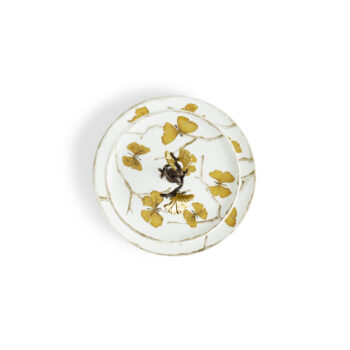 Michael Aram Butterfly Ginkgo 2-Tier Porcelain Etagere - Image 3