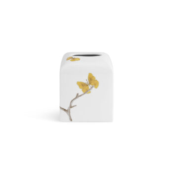 Michael Aram Butterfly Ginkgo Porcelain Tissue Box Holder