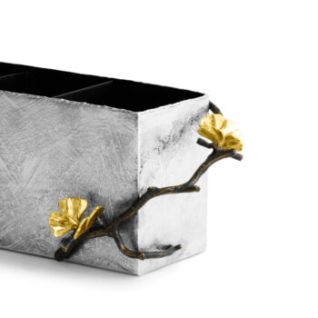 Michael Aram Butterfly Ginkgo Cutlery Caddy - Triple - Image 2