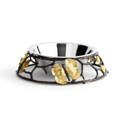 Michael Aram Butterfly Ginkgo Dog Bowl - 2 Sizes