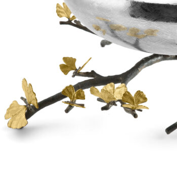 Michael Aram Butterfly Ginkgo Footed Bowl - Large Centerpiece - Image 3