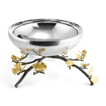 Michael Aram Butterfly Ginkgo Footed Bowl - Large Centerpiece