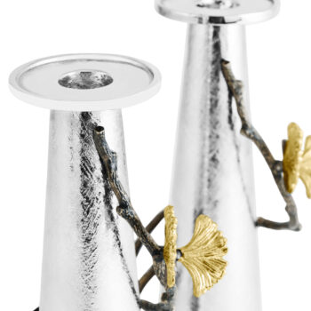 Michael Aram Butterfly Ginkgo Gold Candleholders - Image 3