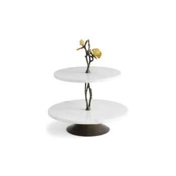 Michael Aram Butterfly Ginkgo Small Marble Etagere