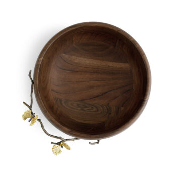 Michael Aram Butterfly Ginkgo Wood Salad Bowl - Image 4