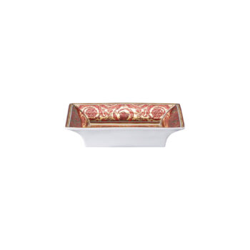 Versace by Rosenthal Medusa Garland Red Tray - 7" - Image 2