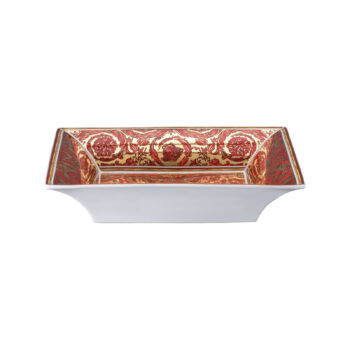 Versace by Rosenthal Medusa Garland Red Tray - 11" - Image 2