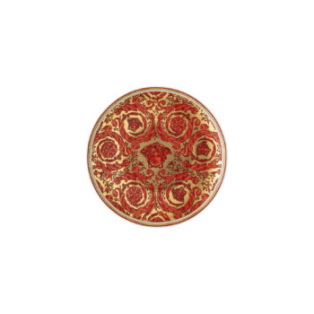 Versace by Rosenthal Medusa Garland Red Bread & Butter Plate