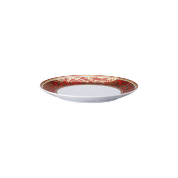 Versace by Rosenthal Medusa Garland Red Salad Plate - Image 2