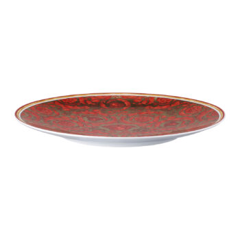 Versace by Rosenthal Medusa Garland Red Christmas Plate - Image 2