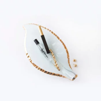 Annieglass Edgey Leaf Bowl