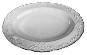 Anna Weatherley Simply Anna Platinum Oval Platter