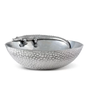 Arthur Court Alligator Figural 12" Bowl