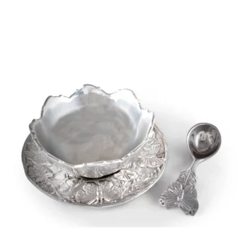 Arthur Court Butterfly 3-Piece Condiment Set