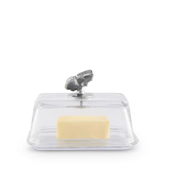 Arthur Court Butterfly Butter Dish - Image 2