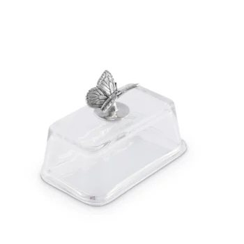 Arthur Court Butterfly Butter Dish - Image 3