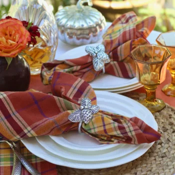 Arthur Court Pine Cone Forest Napkin Rings - Set of 4 - Image 3
