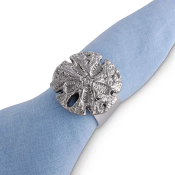 Arthur Court Sand Dollar Napkin Rings - Set of 4 - Image 2