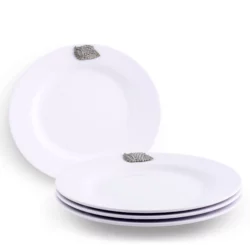 Arthur Court Sea Shell Melamine Lunch Plates - Set of 4