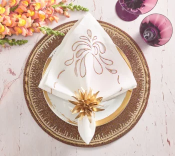 Kim Seybert Fireworks Napkin - Set of 4 - Image 2