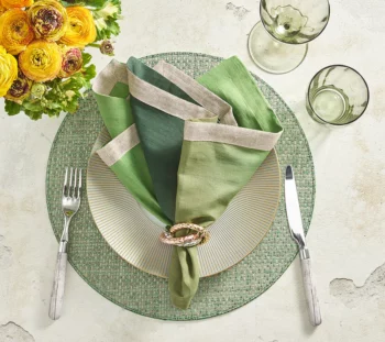 Kim Seybert Trinity Napkin Ring - Set of 4 - Image 2