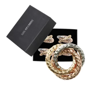 Kim Seybert Trinity Napkin Ring - Set of 4