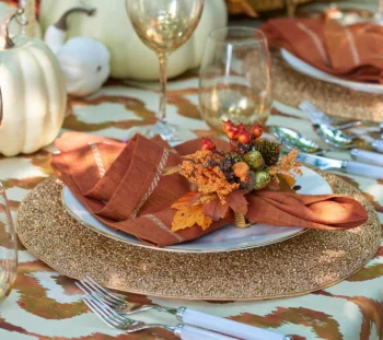 Kim Seybert Fall Frolic Napkin Ring - Set of 4 - Image 3